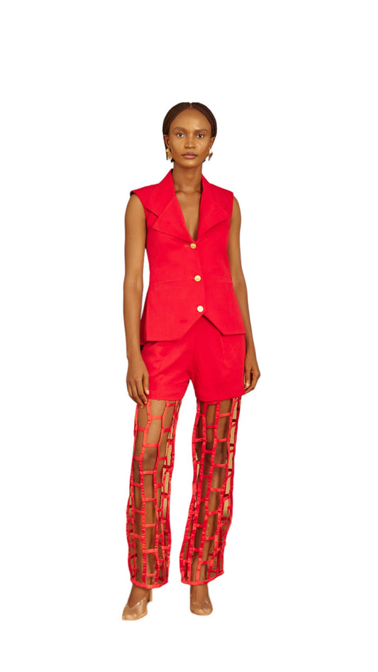 Zeze Caged Basket Trouser