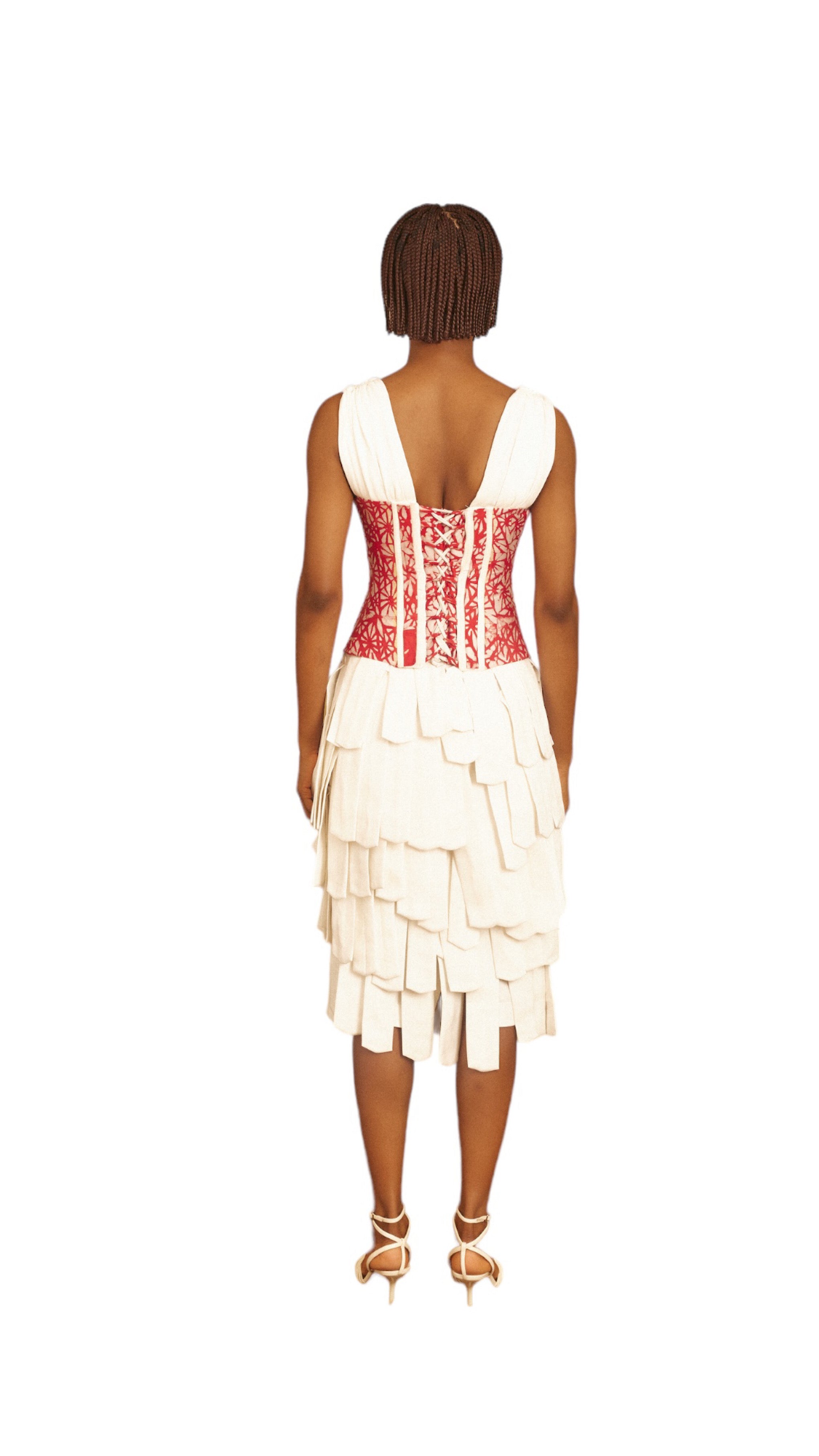 René fringe skirt