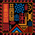 Ikenga tribal scarf