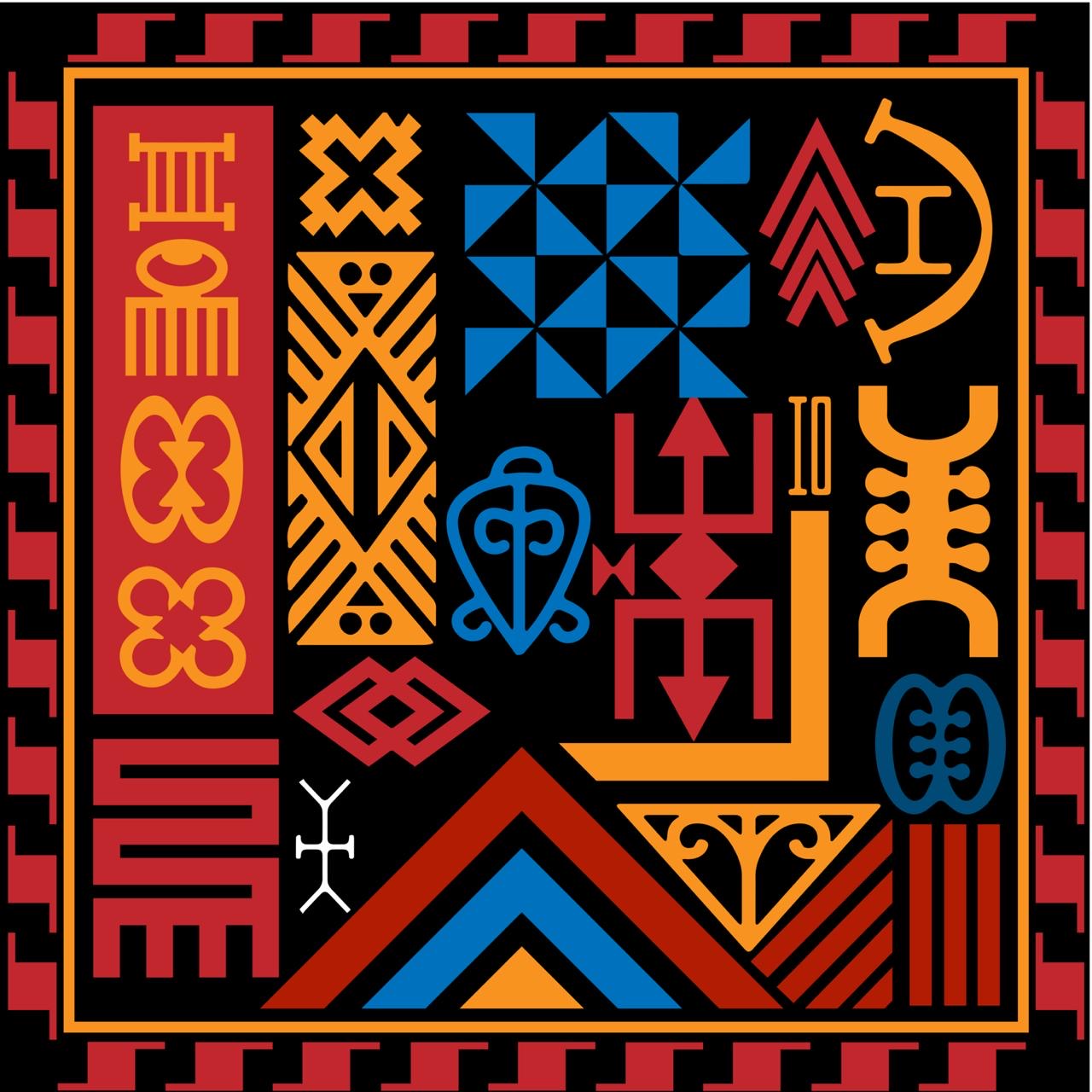 Ikenga tribal scarf