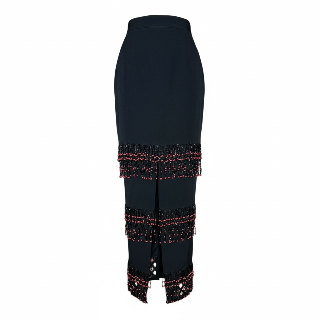Basket maxi skirt