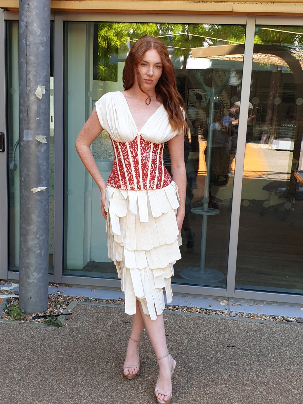 René fringe skirt