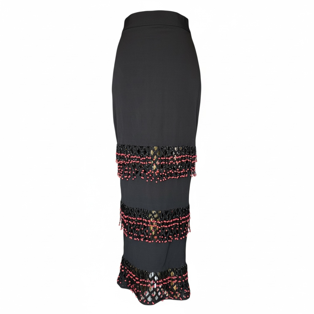 Basket maxi skirt